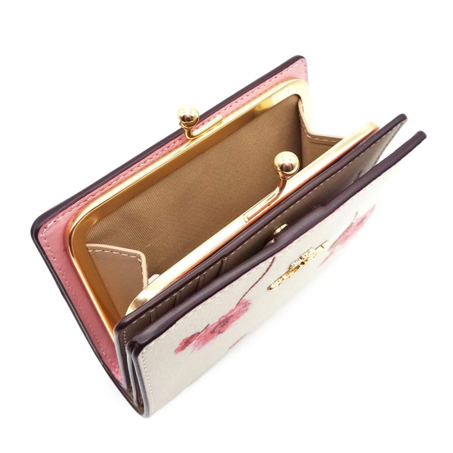 COACH（コーチ） 財布 サイフ 新品 フローラル 花柄 二つ折りがま口
