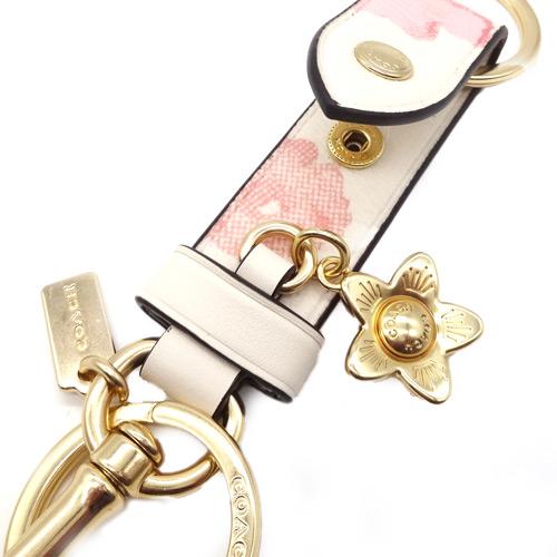 COACH（コーチ） キーホルダー キーリング 新作 新品 フローラル