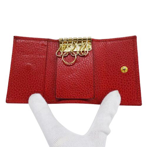 GUCCI（グッチ） キーケース レディース ブランド 6連 レザー GG