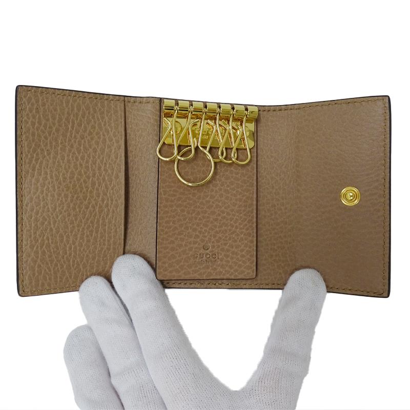 GUCCI（グッチ） キーケース レディース ブランド GGマーモント レザー