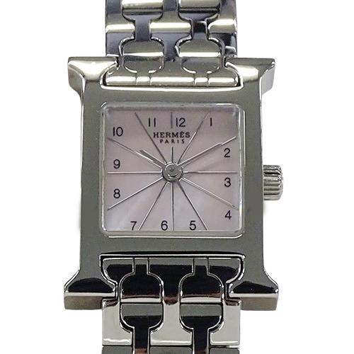 HERMES（エルメス） 時計 レディース ブランド Hウォッチミニ ピンク