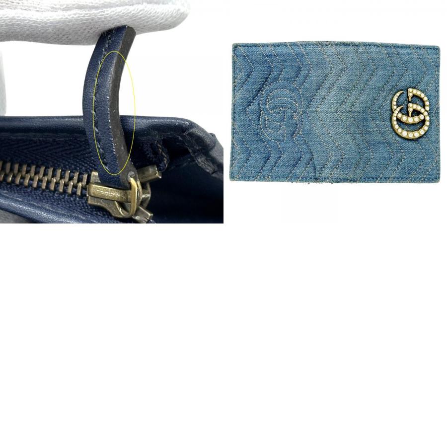GUCCI（グッチ） 財布 レディース ブランド GGマーモント 二つ折り財布