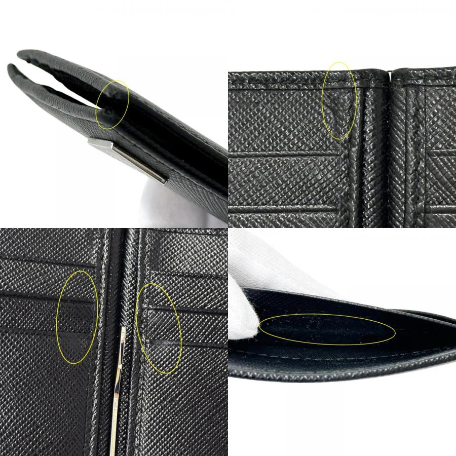 PRADA（プラダ） マネークリップ メンズ ブランド サフィアーノ NERO