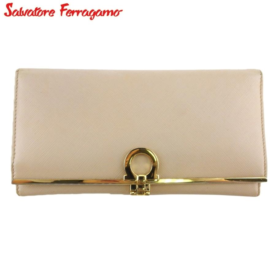 週末限定SALE☆30％OFF】サルヴァトーレ フェラガモ 長財布 ファスナー