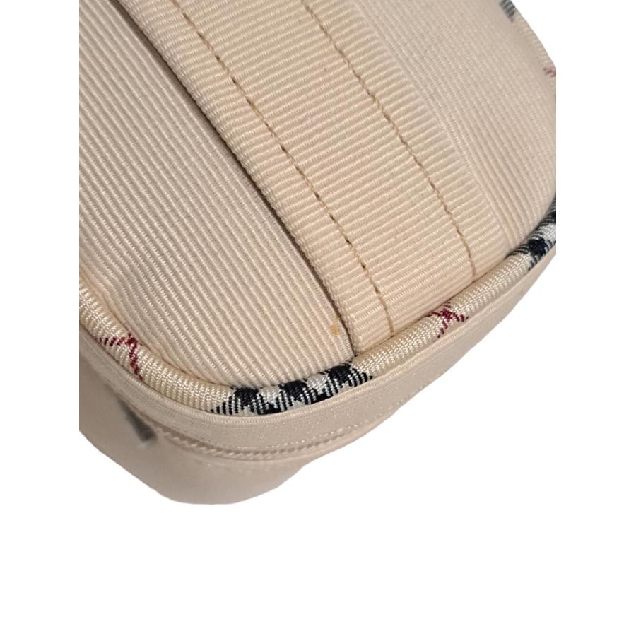 BURBERRY（バーバリー） ミニポーチ ベージュ キャンバス ポーチ 小物