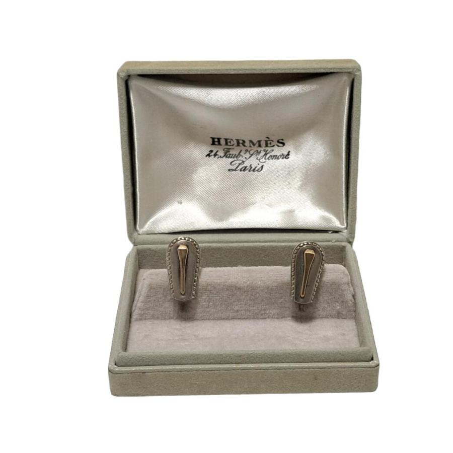HERMES（エルメス） カフス コンビ K18 SV925 シルバー 金