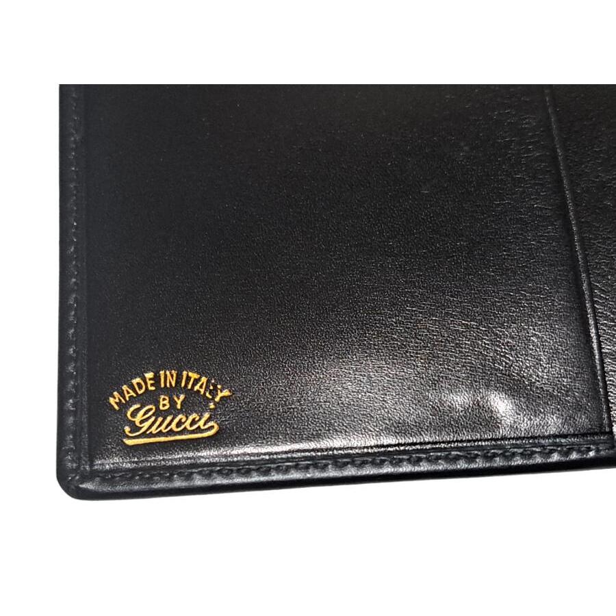 GUCCI（グッチ） 長財布 レザー 長札入れ ブラック 本革 札入れ 札入