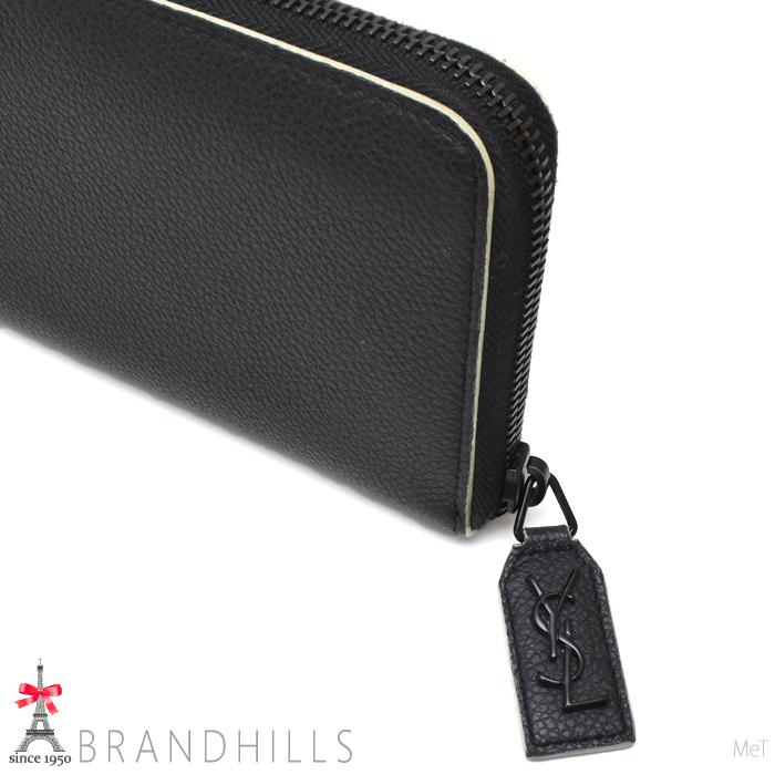 SAINT LAURENT サンローラン 長財布 レディース レザー ブラック