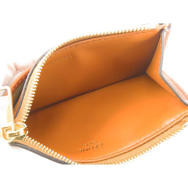 CELINE（セリーヌ） 美品 トリオンフ ジップ付きカードホルダー カード
