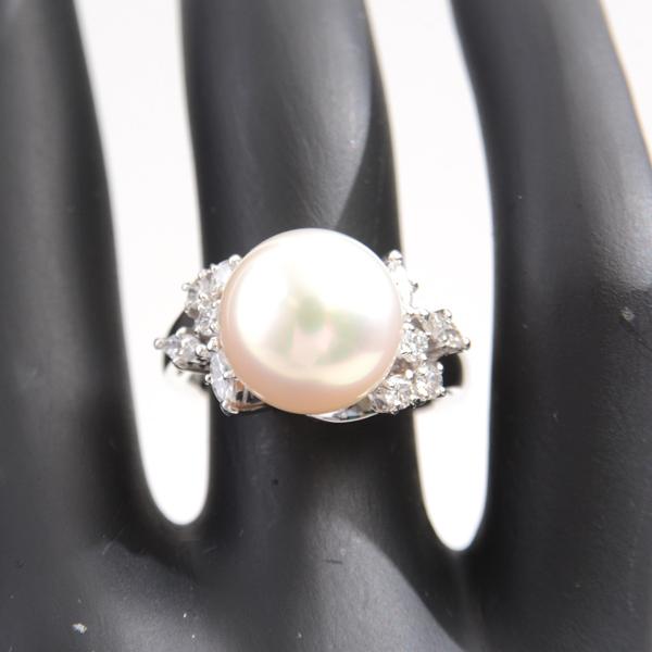 MIKIMOTO（ミキモト） 指輪 レディース パール×ダイヤモンドリング
