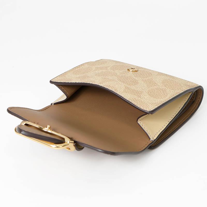COACH（コーチ） 二つ折り財布 レディース バイカラー シグネチャー