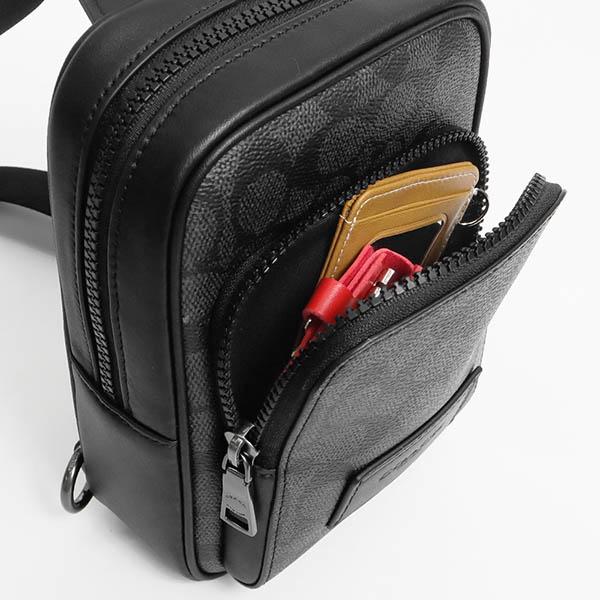 COACH（コーチ） ボディバッグ メンズ レディース シグネチャー 縦型