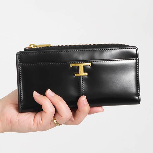 TOD'S（トッズ） 財布 L字ファスナー 長財布 レディース T TIMELESS T