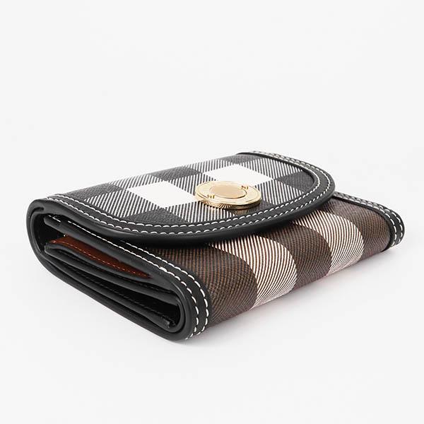 BURBERRY（バーバリー） 三つ折り財布 チェック柄 ミニ財布 ブラウン系