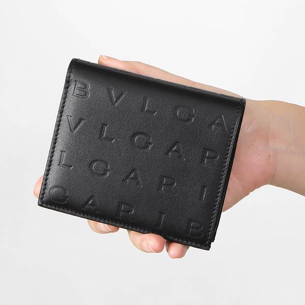 BVLGARI（ブルガリ） 《P5倍》ブルガリ 二つ折り財布 ブルガリロゴ