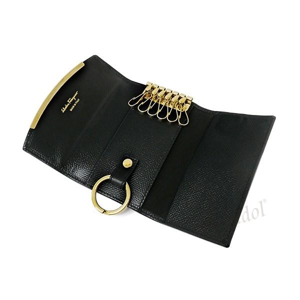 FERRAGAMO（フェラガモ） キーケース レディース レザー ガンチーニ