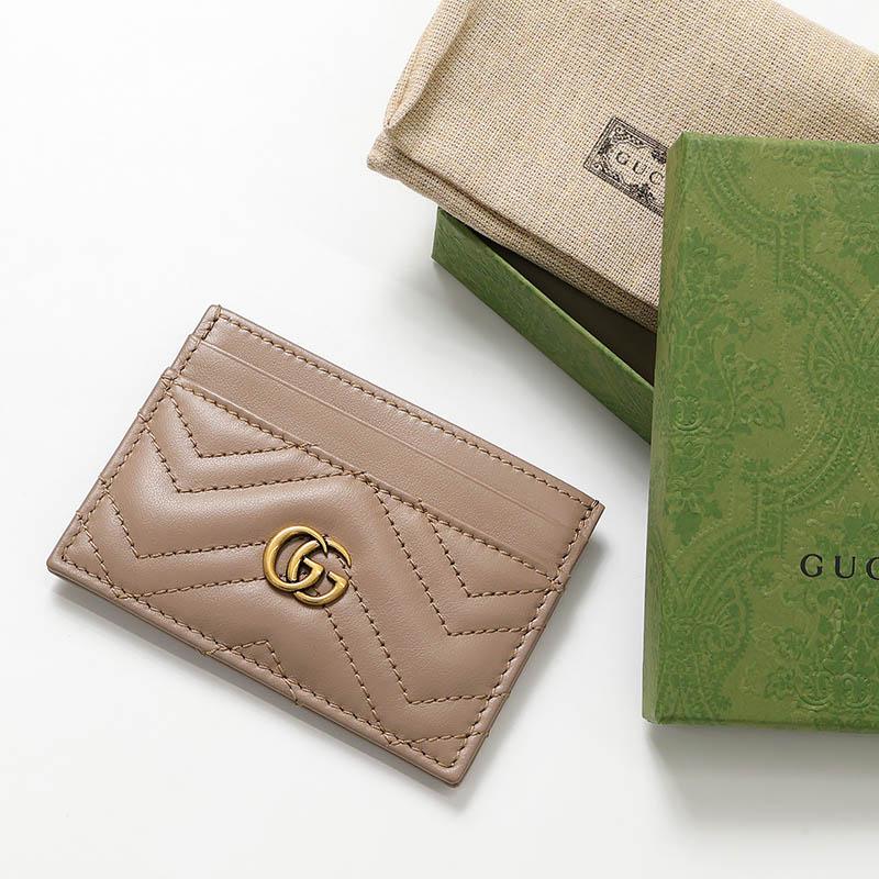 GUCCI（グッチ） カードケース レディース GGマーモント レザー 定期