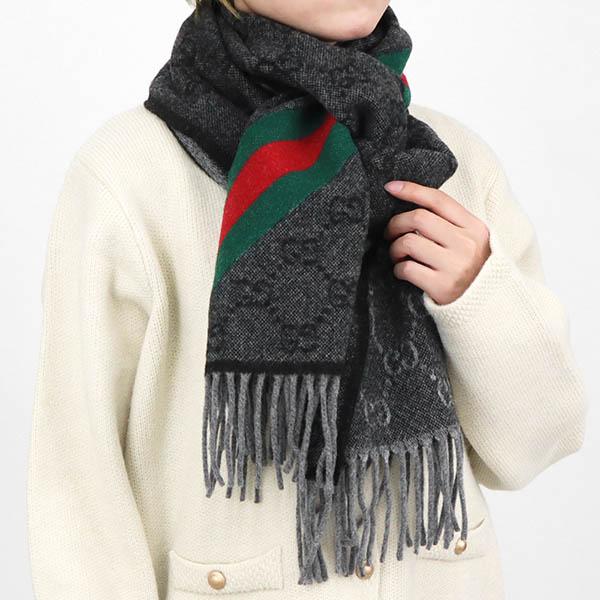 GUCCI（グッチ） ストール メンズ・レディース ウール100% GG柄