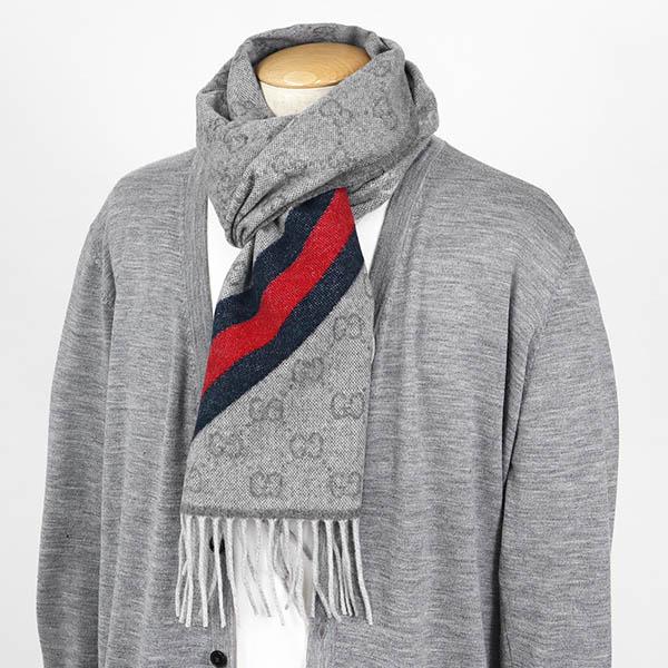 GUCCI（グッチ） ストール メンズ・レディース ウール100% GG柄