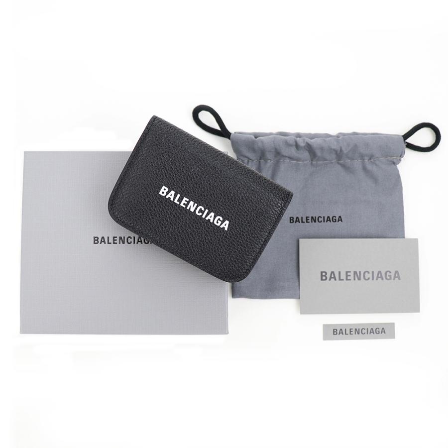 BALENCIAGA（バレンシアガ） 財布 三つ折り ブラック 593813 1IZIM