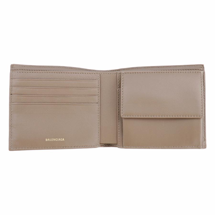 BALENCIAGA（バレンシアガ） 財布 二つ折り 小銭入れ付き レザー 本革