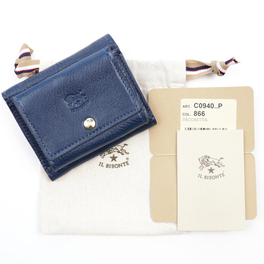 IL BISONTE（イルビゾンテ） 財布 三つ折り ミニ財布 コンパクト