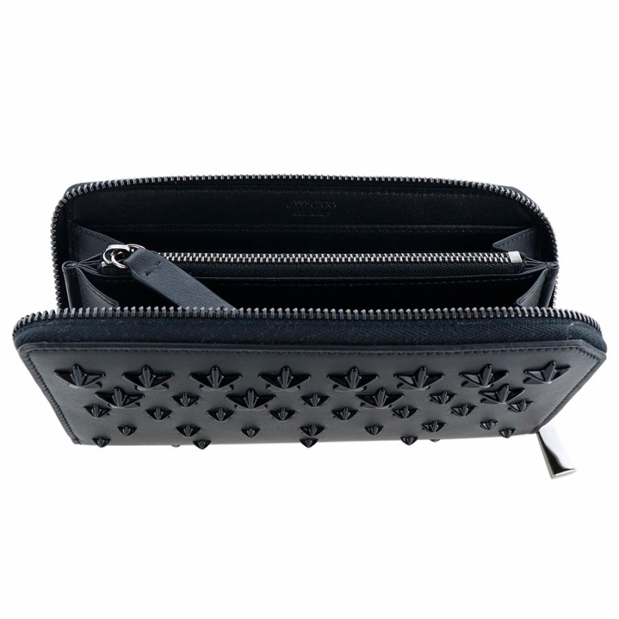 JIMMY CHOO（ジミーチュウ） 財布 長財布 ラウンドファスナー スタッズ