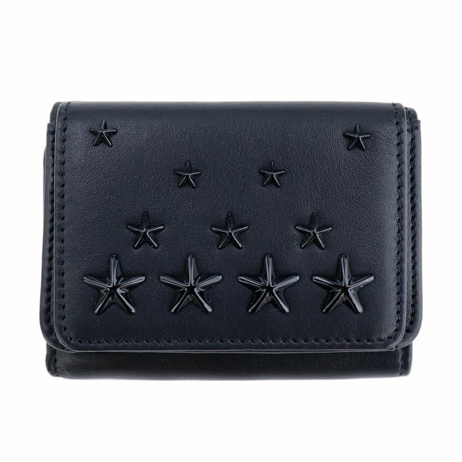 JIMMY CHOO（ジミーチュウ） 折財布 三つ折り レザー 本革 NEMO AOR