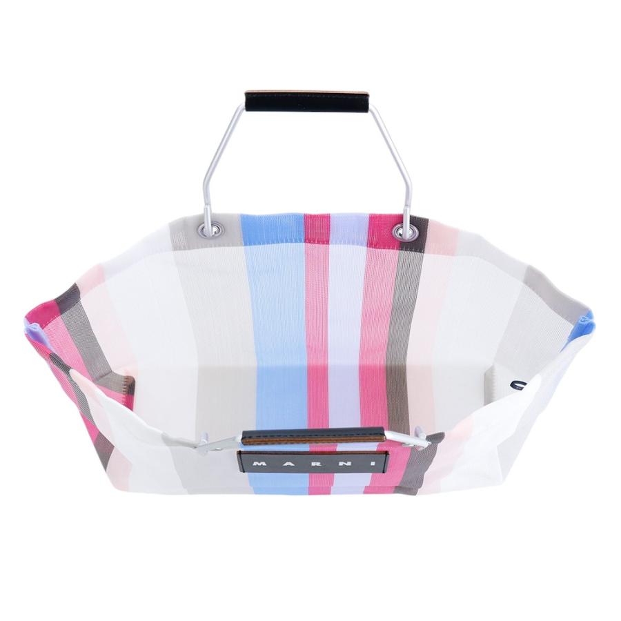 MARNI（マルニ） マルニフラワーカフェ トートバッグ ストライプバッグ