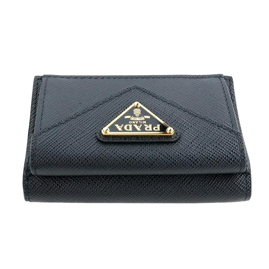 PRADA（プラダ） 財布 三つ折り PRADA SAFFIANO TRIANGOLO 1MH021 QHH