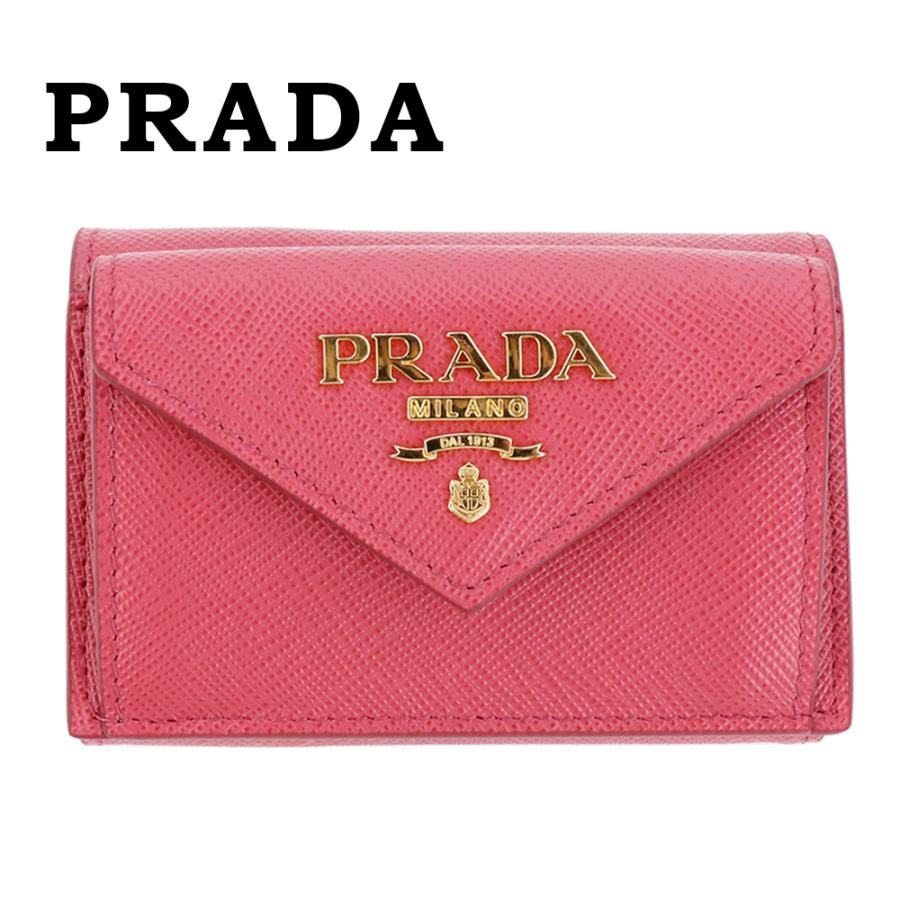 PRADA（プラダ） 財布 三つ折り PRADA SAFFIANO METAL 1MH021 QWA