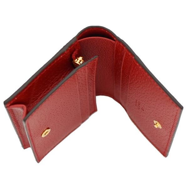 GGキャンバス グッチ 財布 GUCCI 二つ折りコンパクト財布 レディース
