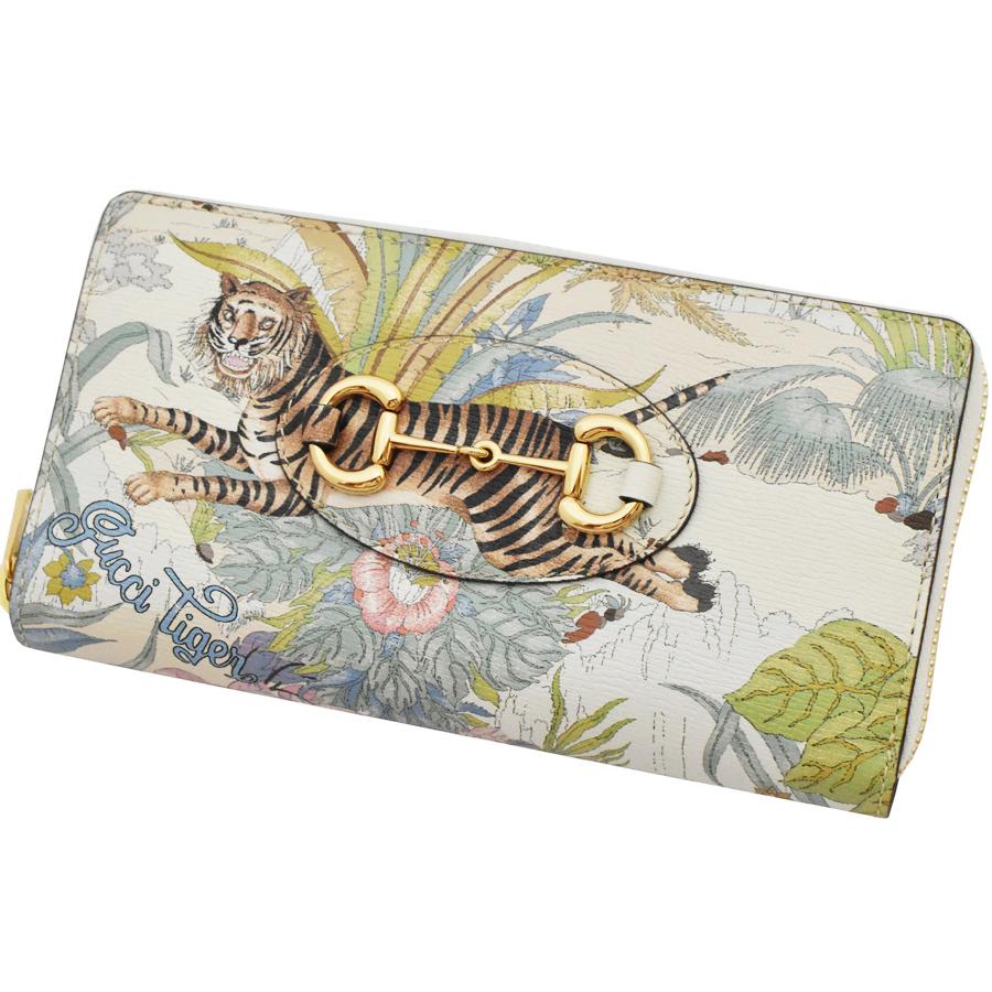 GUCCI（グッチ） 財布 ラウンドファスナー長財布 レディース タイガー