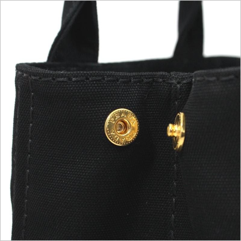 CANAPA プラダ PRADA 2wayキャンバストートバッグ ブラック 黒