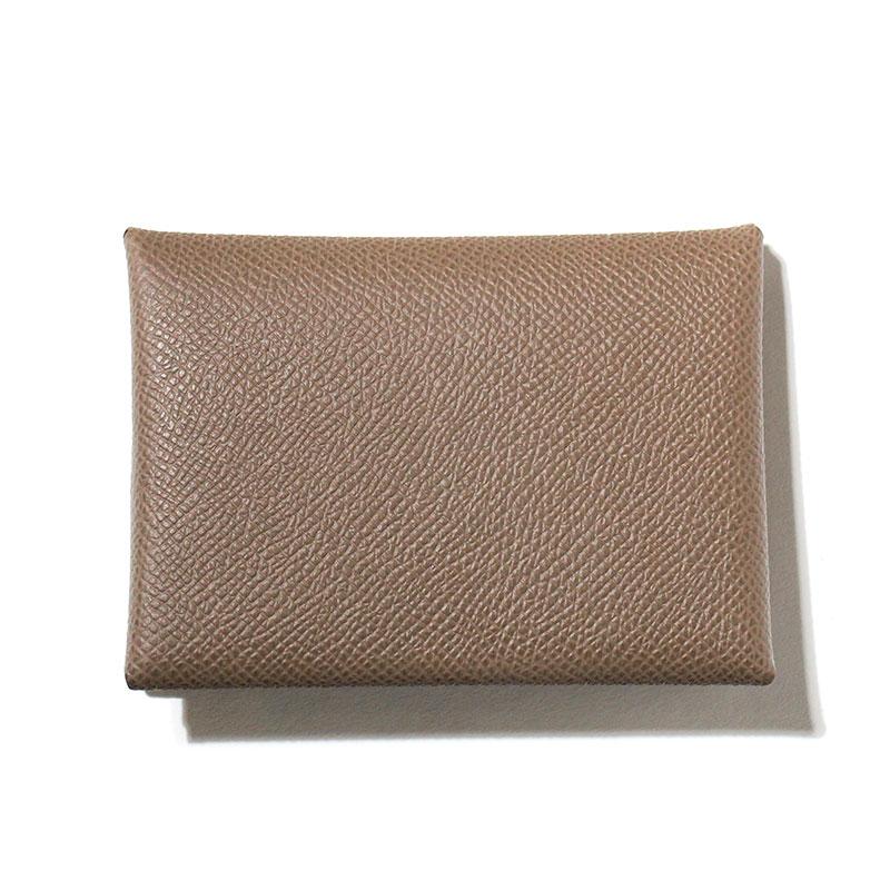 HERMES（エルメス） ミニウォレット ミニ財布 エトゥープ カルヴィ