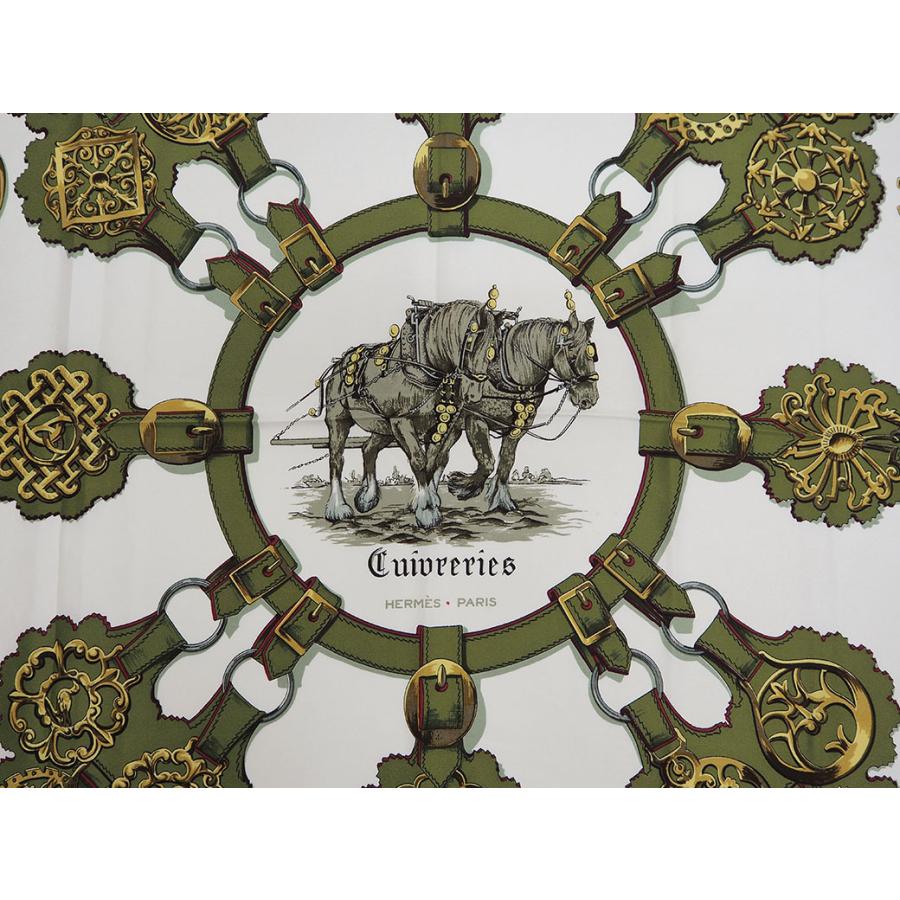 HERMES（エルメス） カレ 90 カレ90 スカーフ Cuiveeries ボルドー
