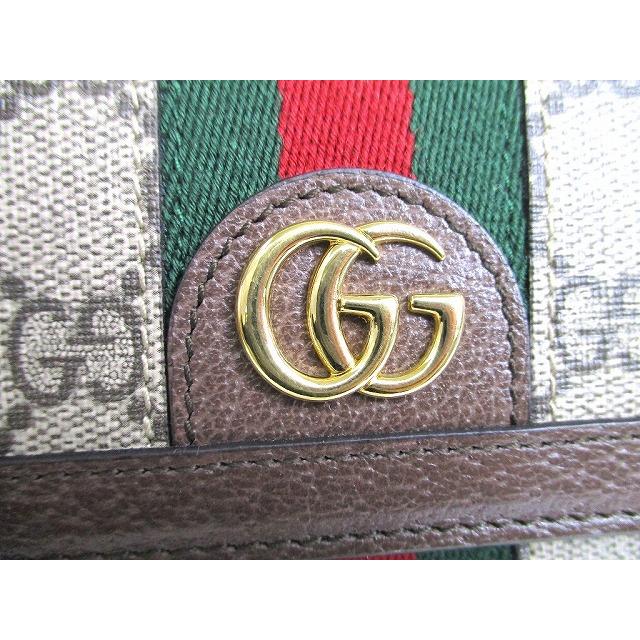 GG グッチ GUCCI オフィディア ウェブストライプ ラウンドファスナ― 長