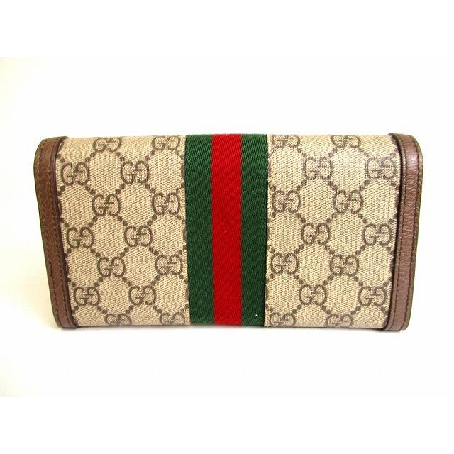 GG グッチ GUCCI オフィディア ウェブストライプ ラウンドファスナ― 長