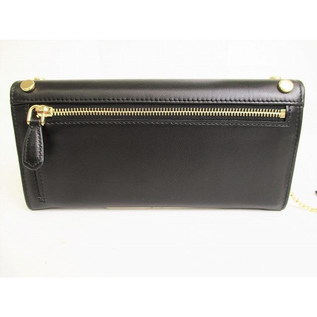 PRADA（プラダ） シティカーフレザー ゴールド金具 スタッズ 2つ折り