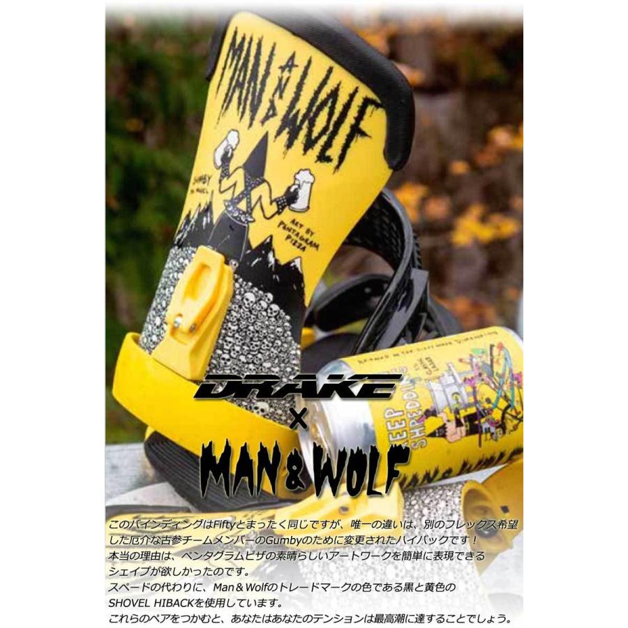 DRAKE（ドレイク） 即出荷 22-23 DRAKE / ドレイク FIFTY MAN&WOLF