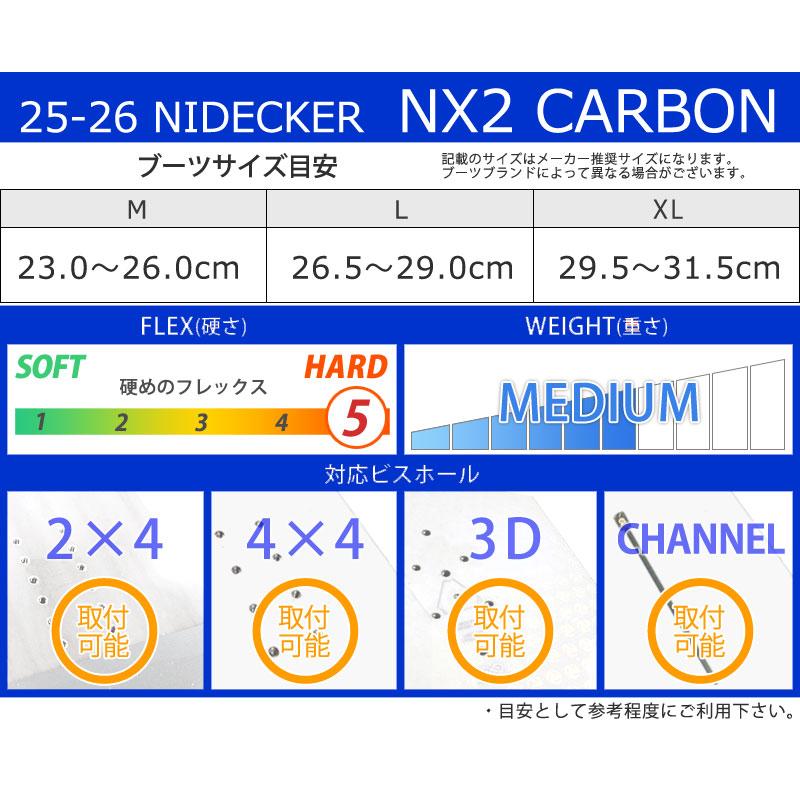 FLOW（フロー） 25-26 NIDECKER/ナイデッカー NX2 CARBON エヌエックス