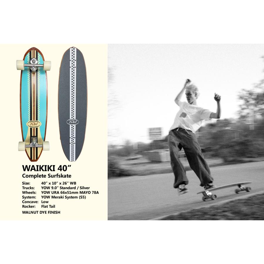 2025 YOW SKATE WAIKIKI 40インチ ヤウ ワイキキ サーフスケート
