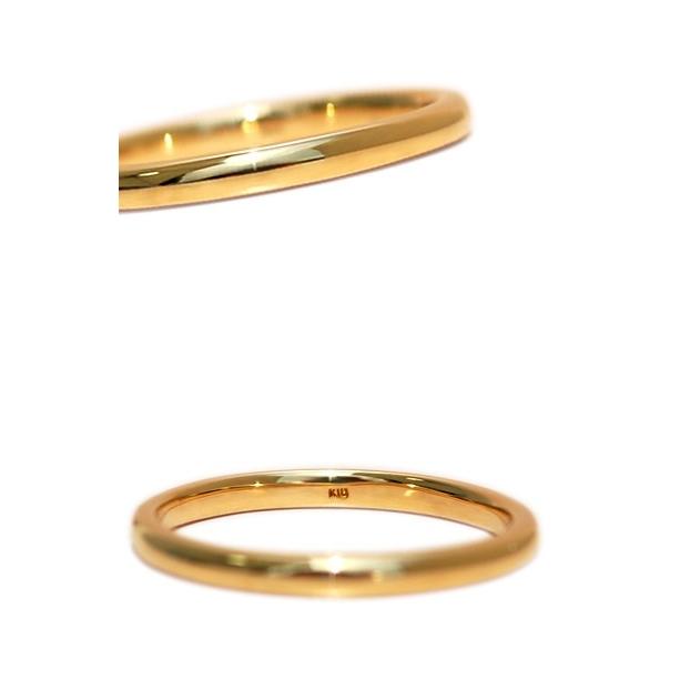 指輪 リング レディース 18金 18k K18 10金 10k K10 シンプル おしゃれ