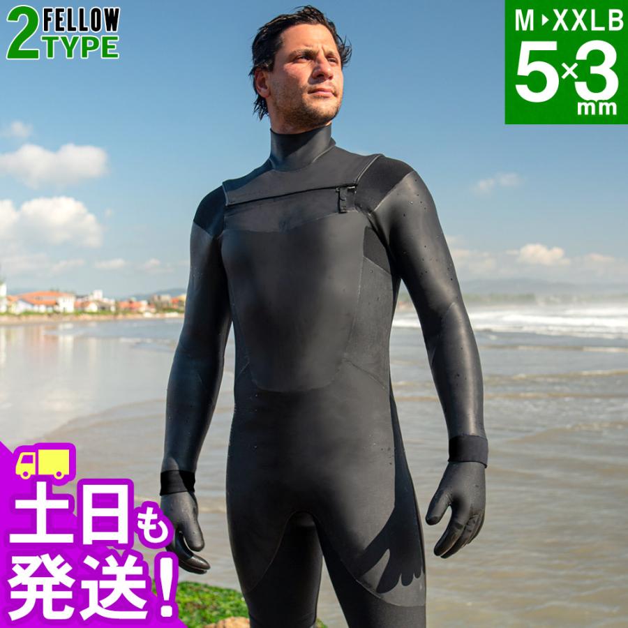 FELLOW 【3/8は10％OFF】FELLOW セミドライ ウェットスーツ メンズ 5