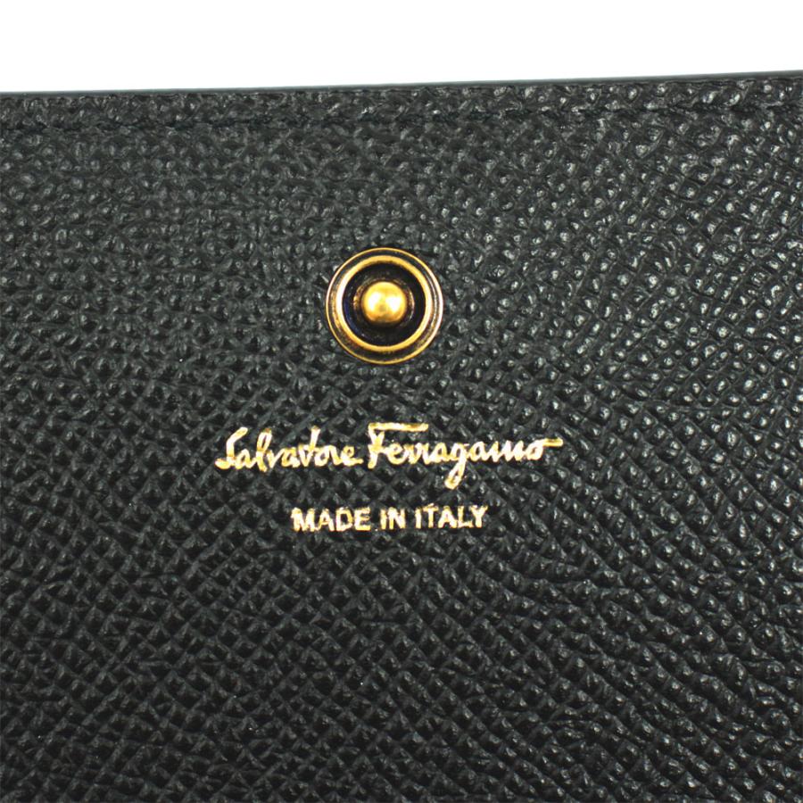 FERRAGAMO（フェラガモ） 名刺入れ カードケース ダブル ガンチーニ