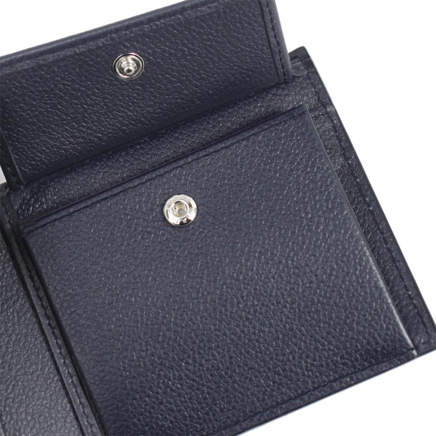 PRADA（プラダ） 財布 メンズ 二つ折り財布 レザー ネイビー 2MO738