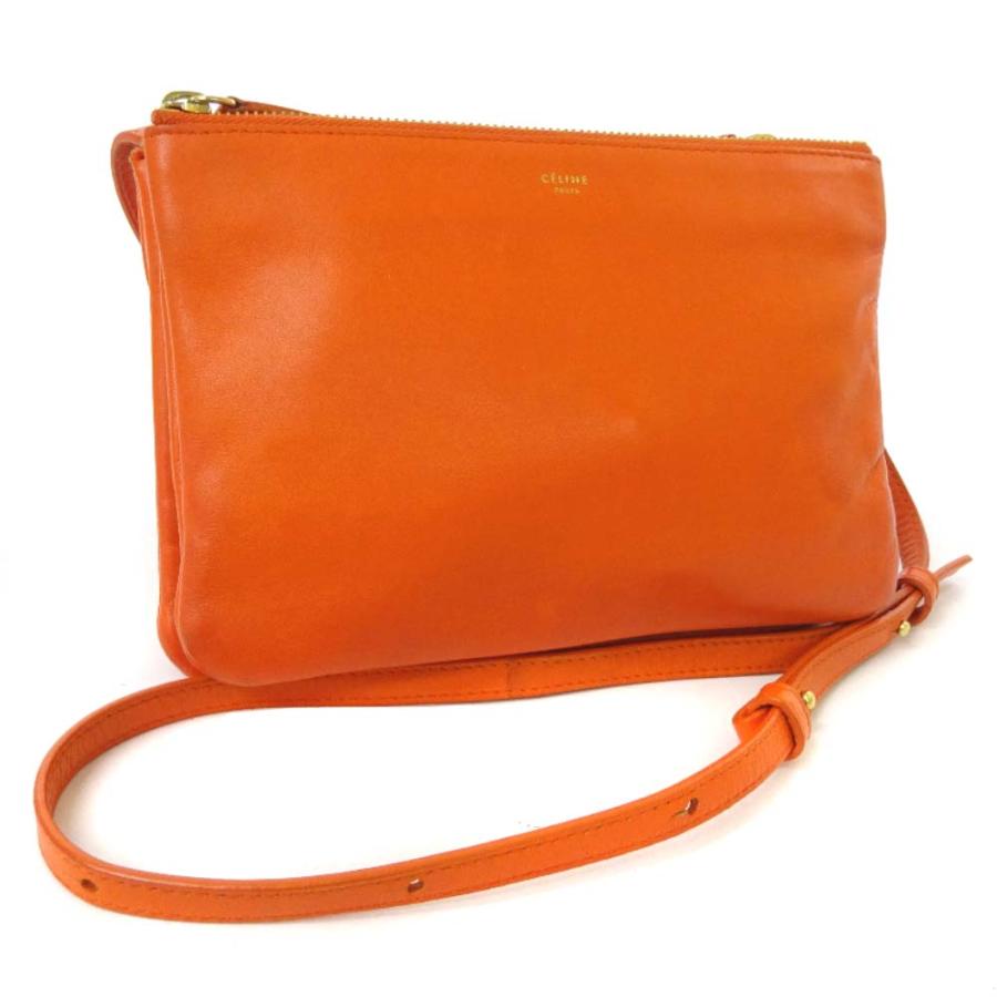 CELINE（セリーヌ） トリオ ショルダーバッグ レディース レザー