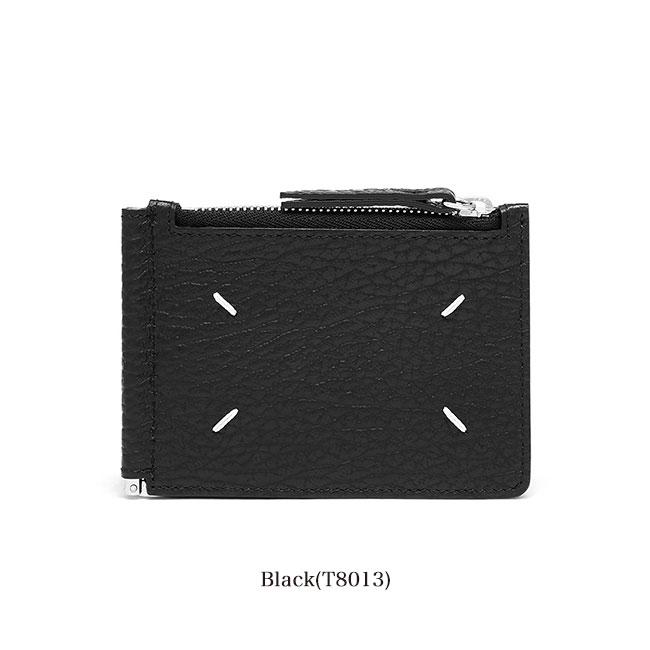 Maison Margiela メゾンマルジェラ グレインレザー マネークリップ付き