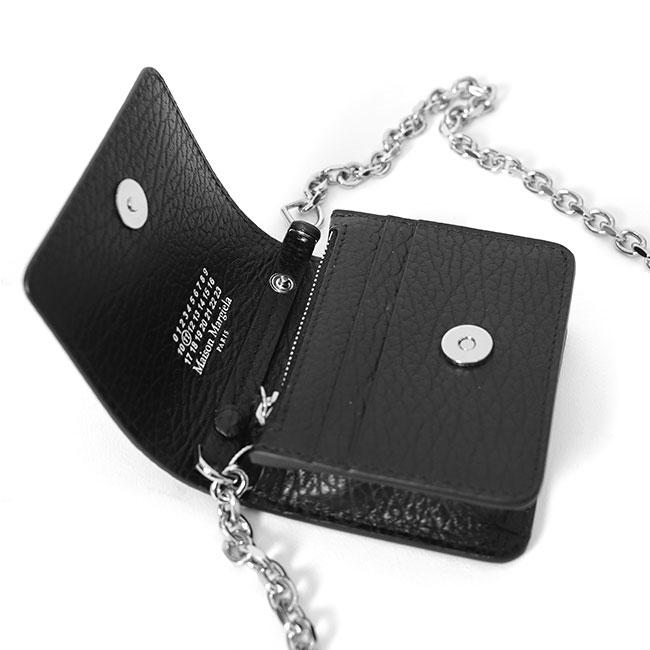 Maison Margiela メゾンマルジェラ グレインレザー チェーンウォレット
