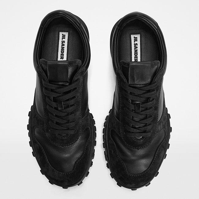 TIME SALE] JIL SANDER ジルサンダー レザー Moon スニーカー
